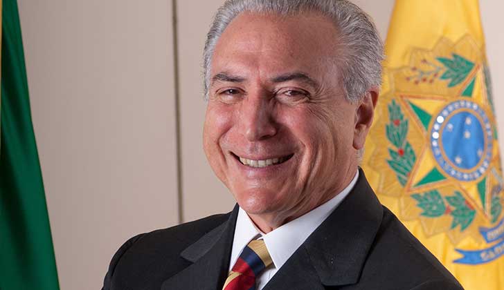 Temer se aferra a su cargo y asegura en 2019 entregará "un Brasil mejor". Foto: Wikicommons