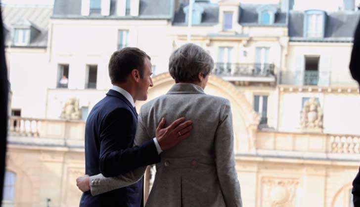 Macron y May anuncian "plan de acción antiterrorista".