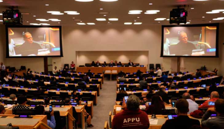 Comité de la ONU aprobó una resolución a favor de la libre determinación e independencia de Puerto Rico. Foto: @RRamirezVE