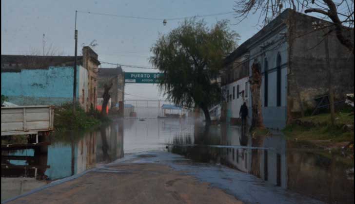 Aumentó a 2733 el número de desplazados por las inundaciones en el norte del país. Foto: Intendencia de Paysandú