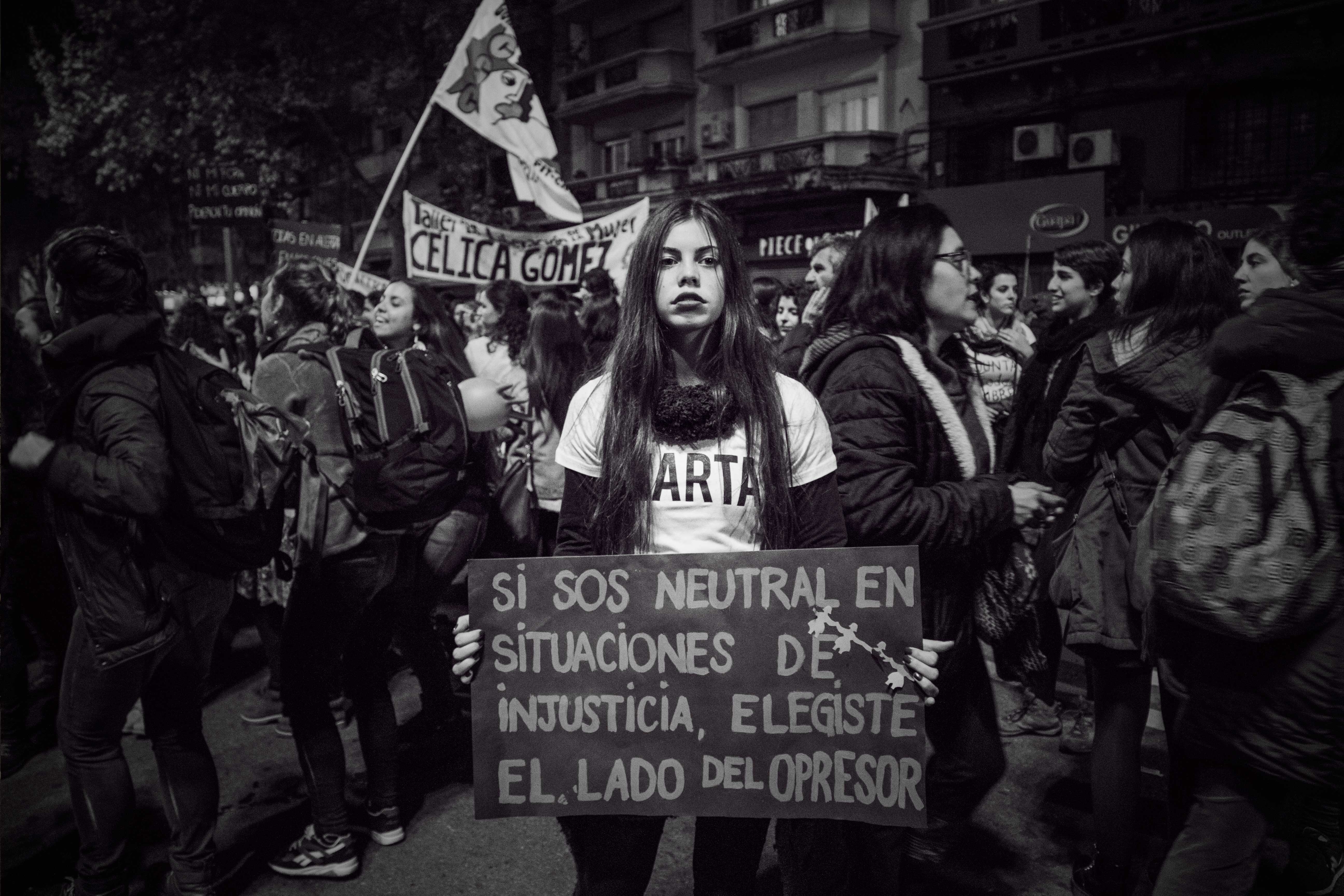 "¡Tocan a una, tocan a todas!": la marcha de NiUnaMenos en imágenes. Foto: Camila Cardoso /LARED21