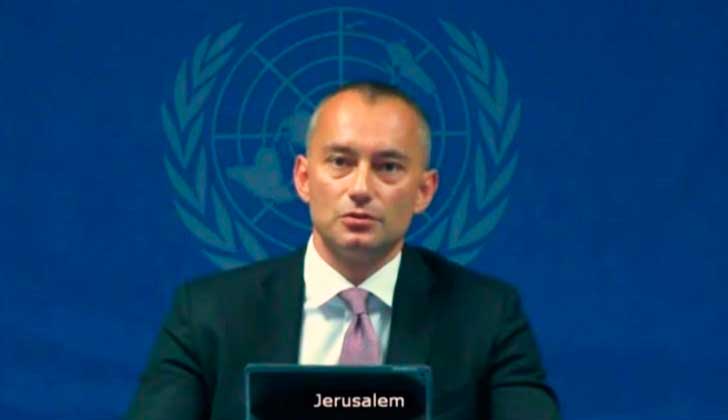 ONU: "Israel ignora al Consejo de Seguridad y sigue ampliando las colonias". Foto: @nmladenov