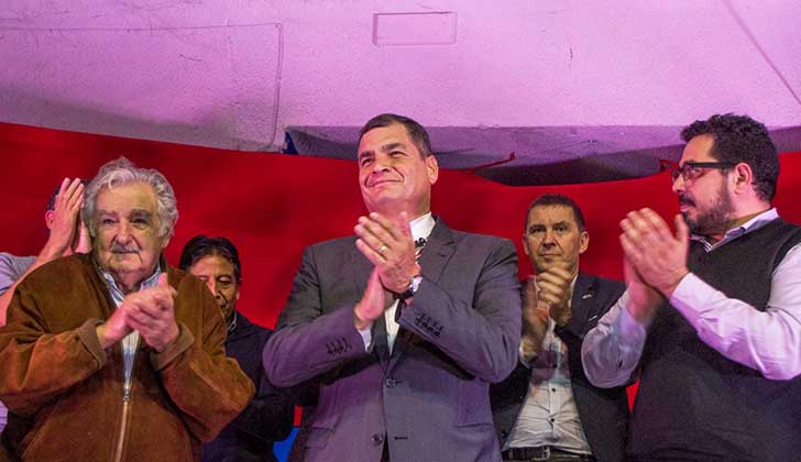 Rafael Correa: "Uruguay es el país más desarrollado de América Latina". Foto: Facebook MPP