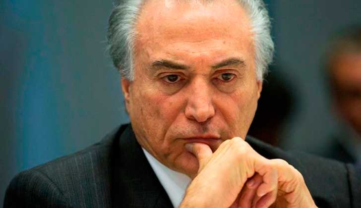 Fiscalía brasileña asegura tener pruebas firmes contra Temer.