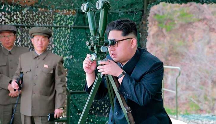 Pyongyang amenaza con atacar a EE.UU. con su ‘martillo nuclear’ si intenta derrocar a Kim Jong-un. Foto: KCNA / Reuters