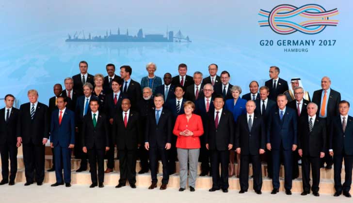 Países del G20, menos EE.UU. piden agilizar Acuerdo de París sobre cambio climático. Foto: @PutinRF_Eng 