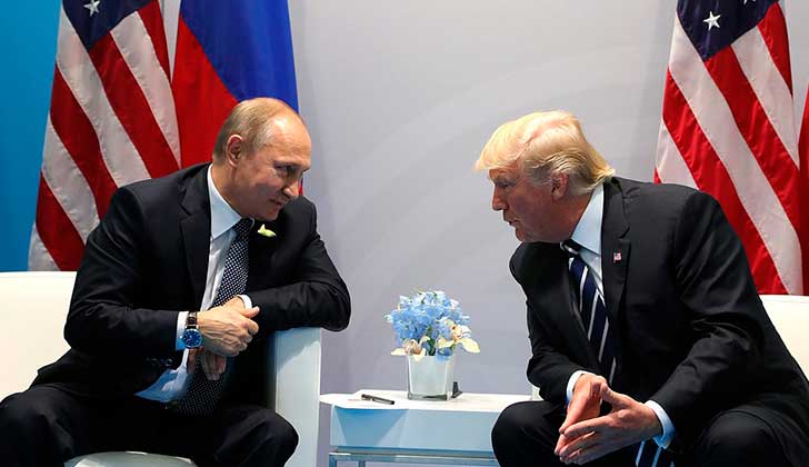 Trump califica de "enferma" a la prensa de EE.UU. por sus noticias sobre un encuentro secreto con Putin. Foto: Kremlin