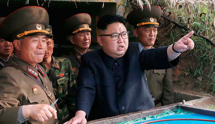 Corea del Norte afirma que no negociará sobre su programa nuclear "mientras EE.UU. nos amenace". Foto:KCNA /