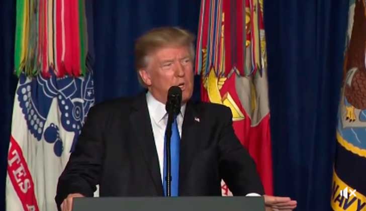 Trump presentó su nueva estrategia para Afganistán: "Ya no vamos a construir naciones, vamos a matar terroristas".