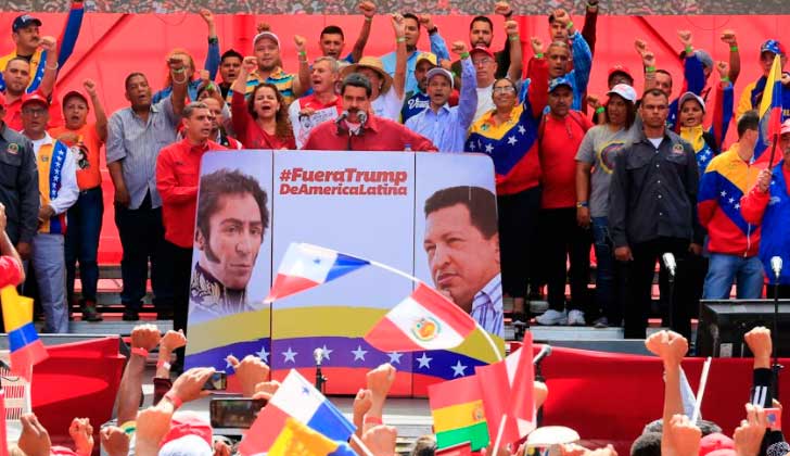 Fuera Trump de América Latina": Maduro responde a las advertencias de Trump. 