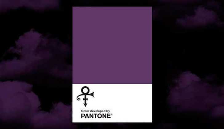 Prince tiene su propio color creado por Pantone.