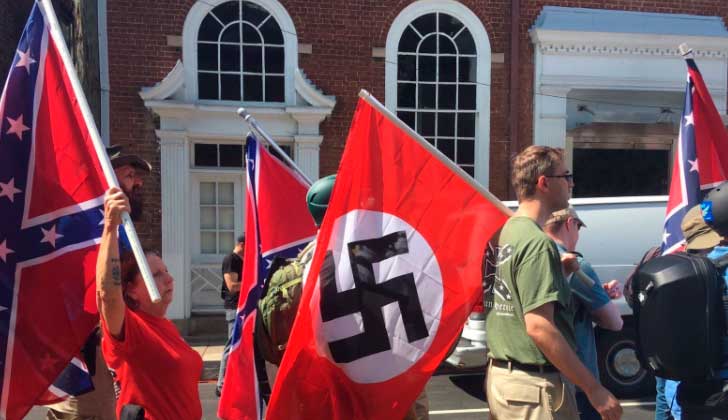 White nationalists organized the Unite the Right March in the Emancipation Park in Charlottesville.