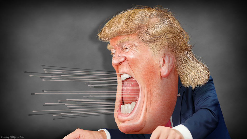 Caricatura de Donald Trump: Michael Vadon / Creative Commons 