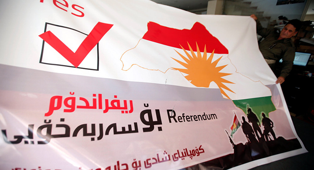 Los kurdos de Irak votan en un histórico referéndum de independencia. Foto: © REUTERS/ Azad Lashkari 