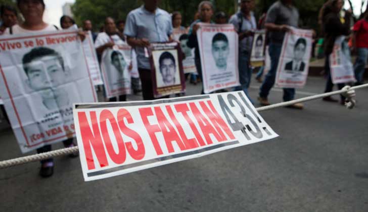 Se cumplen tres años de la desaparición de los 43 normalistas de Ayotzinapa.