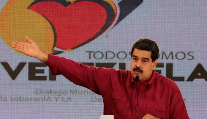 Maduro rechaza la "doble moral" de Rajoy por el referéndum de Cataluña.