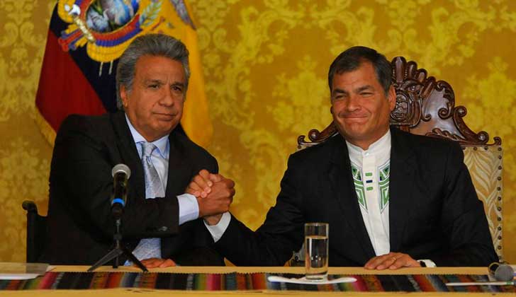 Rafael Correa: “Lenín Moreno me engañó diez años”. Foto archivo