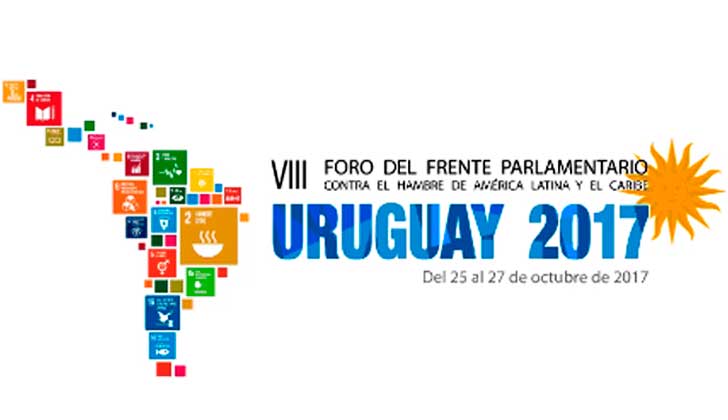 Del 25 al 27 de octubre se realizará en Montevideo el octavo foro regional contra el Hambre .