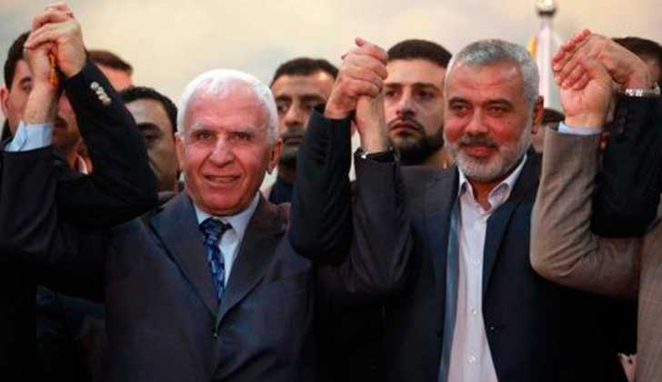 Hamas y Al Fatah anuncian acuerdo final de la reconciliación palestina en El Cairo. Foto: Alwaght