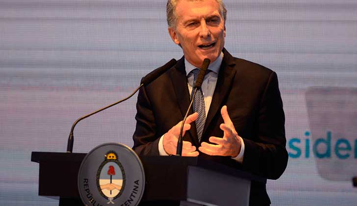 Mauricio Macri presentó su plan de reformas: “Tenemos que trazar una línea de austeridad para lo que viene”.. Foto. DyN