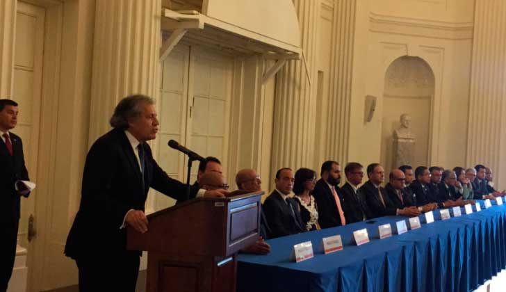 La Asamblea Nacional de Venezuela instaló en la OEA un Tribunal Supremo paralelo.