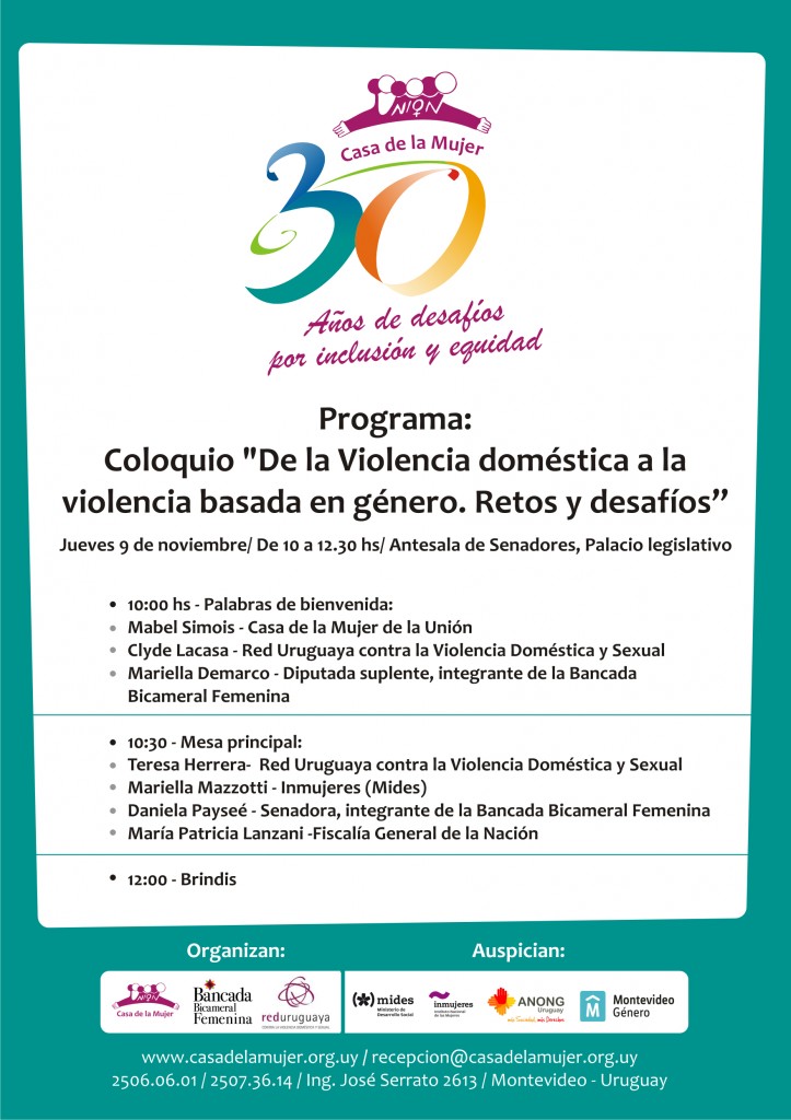 Programa Coloquio 9 noviembre