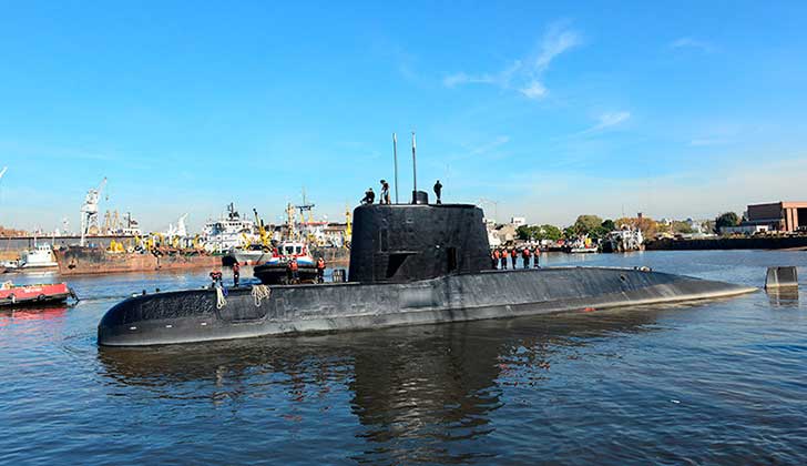 La Armada argentina confirmó que no hay indicios ni señales del submarino desaparecido.
