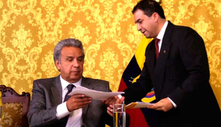 CNE de Ecuador ratifica a Lenin Moreno como líder de Alianza País. Foto: archivo @Lenin