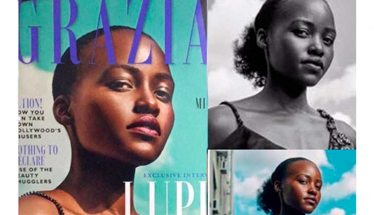 Lupita Nyong'o denuncia a una revista que "photoshopeó" su pelo.