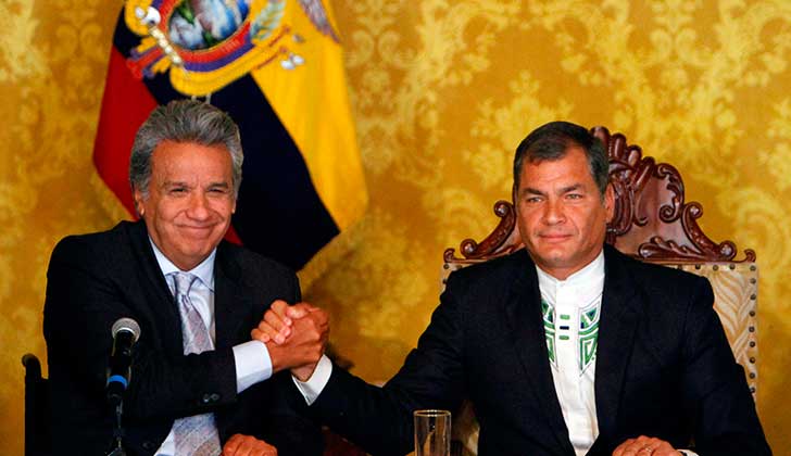 Moreno reta a Correa a regresar a Ecuador "y no esconderse en las fronteras".