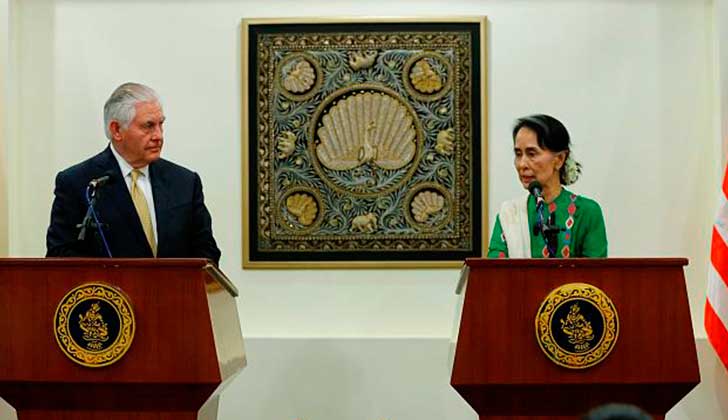 EE.UU. no impondrá sanciones contra Birmania por la "limpieza étnica"  de rohingyas.