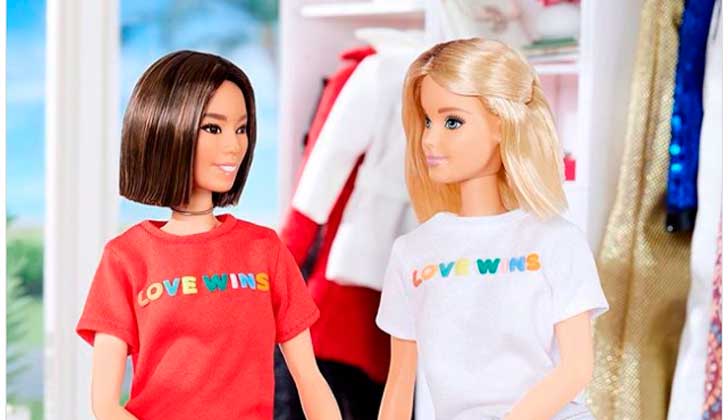 La nueva Barbie que apoya a la comunidad LGBT.