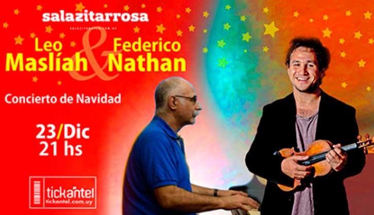 "Concierto de Navidad": Leo Maslíah y Federico Nathan en la Zitarrosa .