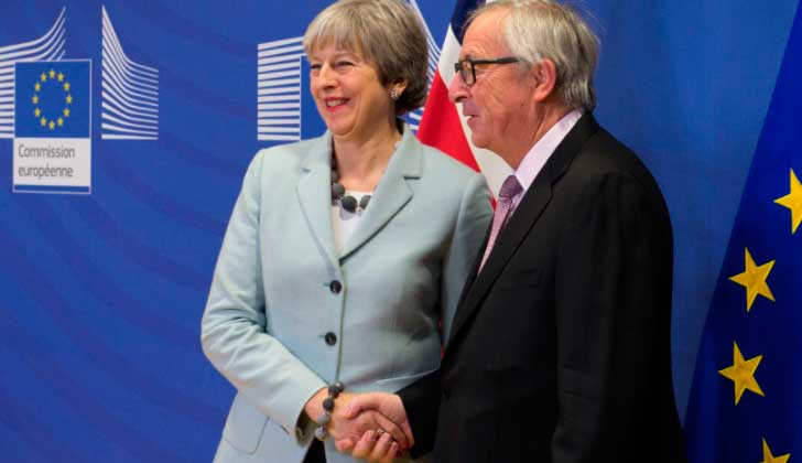 La UE y Reino Unido cierran un primer acuerdo por el Brexit.