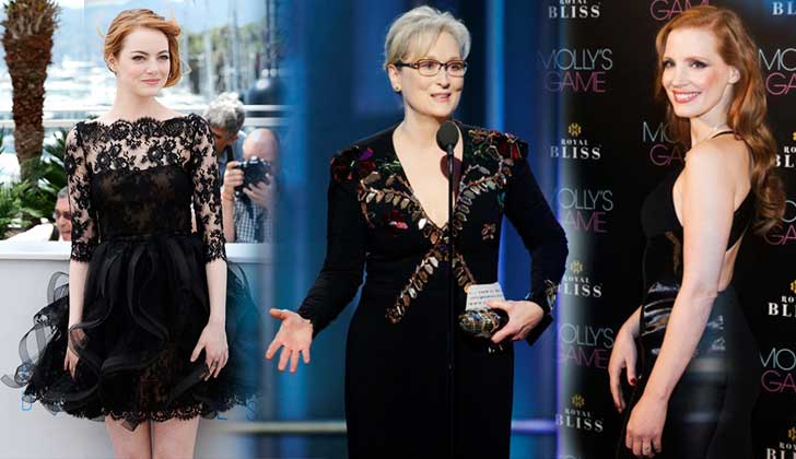 Las actrices de Hollywood vestirán de negro en los Globos de Oro como protesta contra el abuso sexual.