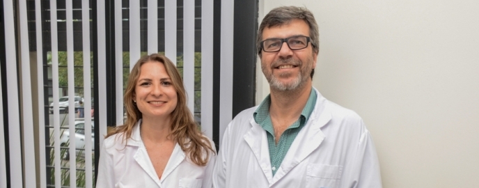 Dra. Luciana Bertolino junto al Dr. Gonzalo Sotero
