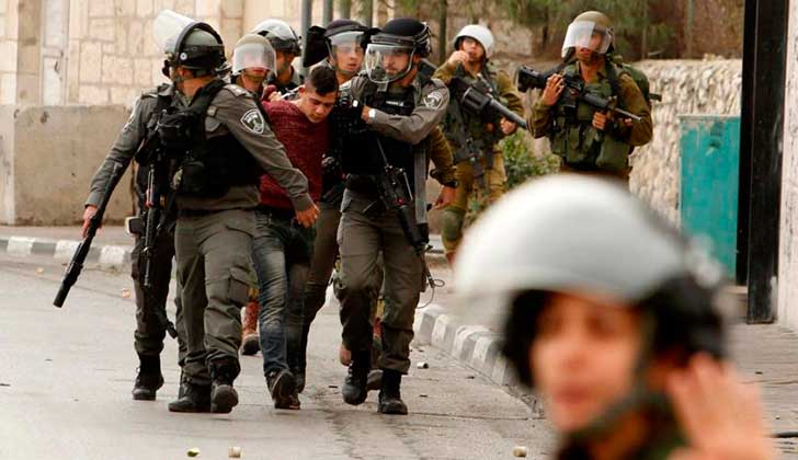 Más de 600 palestinos detenidos por las fuerzas israelíes desde el anuncio de Trump. Foto: Hispan TV