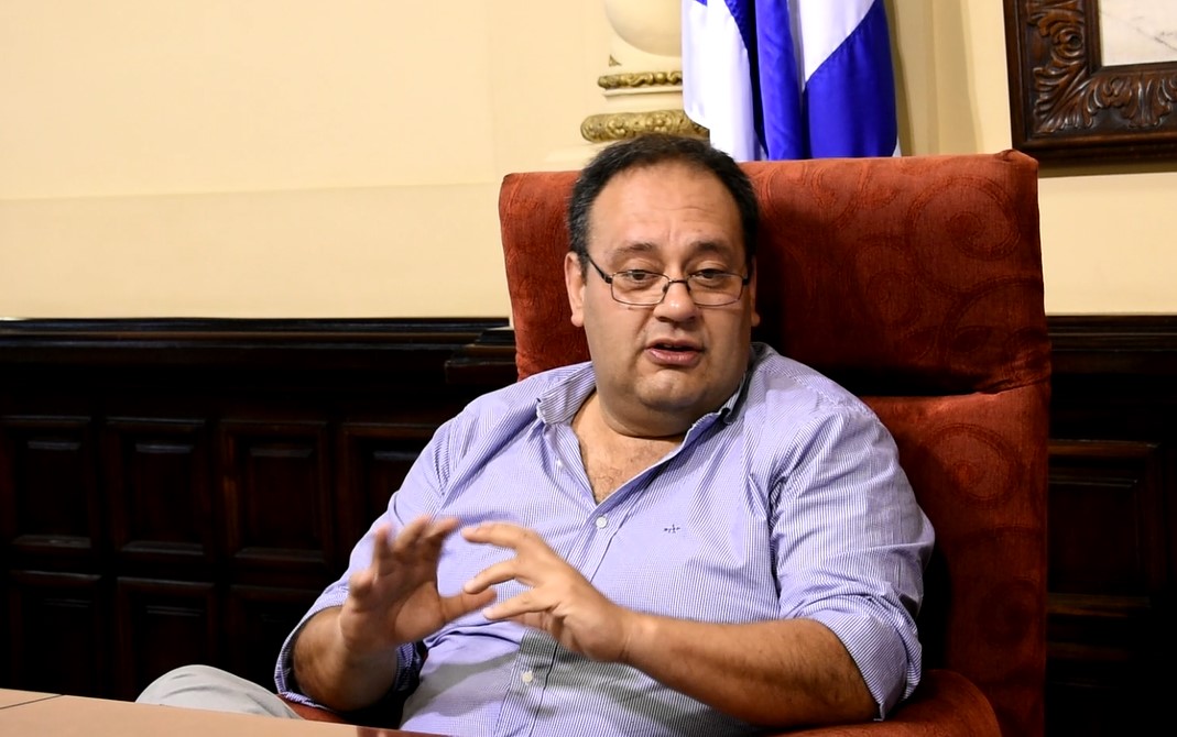 Guillermo Caraballo, intendente de Paysandú. Foto: Carlos Loría - LARED21