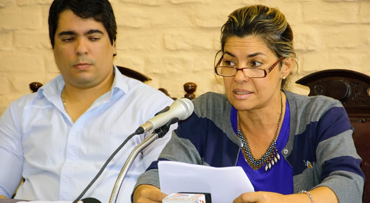 Adriana Peña, Intendente de Lavalleja / Foto: Arequita Digital