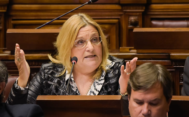Graciela Bianchi, diputada del Partido Nacional / Foto: Departamento de Fotografía del Parlamento del Uruguay