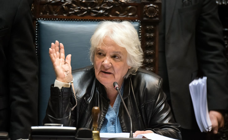 Lucía Topolansky, vicepresidente de Uruguay / Foto: Departamento de Fotografía del Parlamento del Uruguay