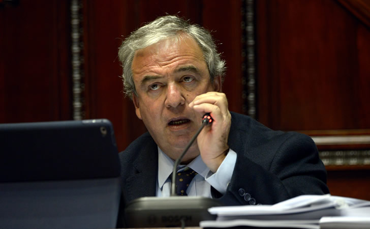 Senador del Partido Nacional, Luis Alberto Heber / Foto: Departamento de Fotografía del Parlamento del Uruguay