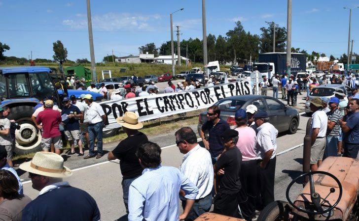 Protestas de productores rurales / Foto: Info Campo