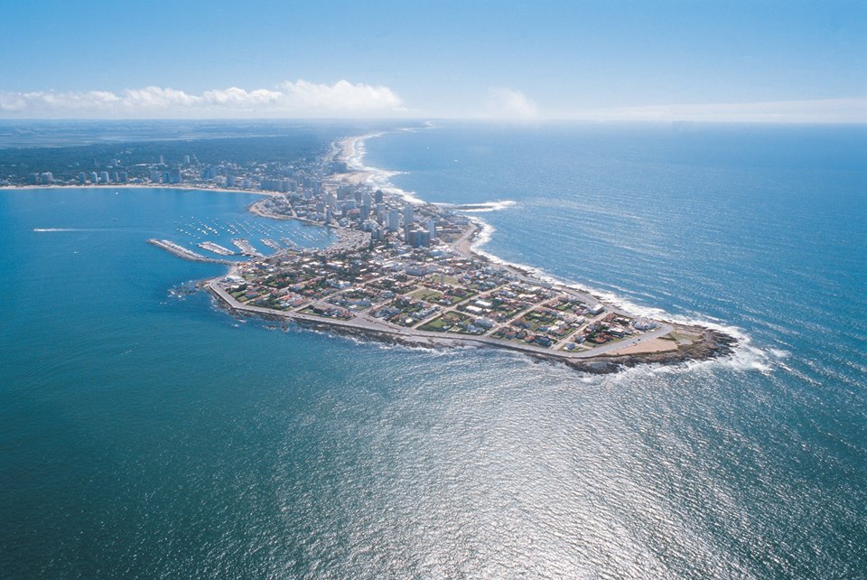 Vista aérea de Punta del Este. Foto: Uruguay Natural