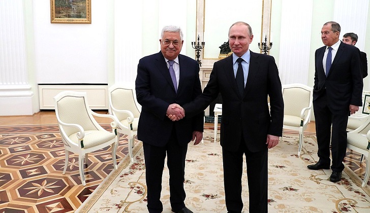Abbas: "EE.UU. no puede mediar en el proceso de paz palestino". Foto: Kremlin