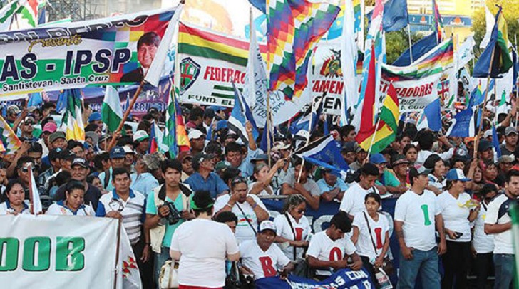 Marchas y contramarchas en Bolivia por la reelección de Evo 