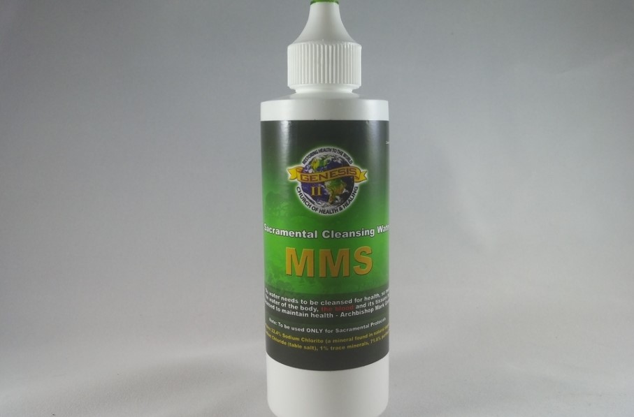 Una botella de producto MMS. Foto: g2sacraments.ecwid.com