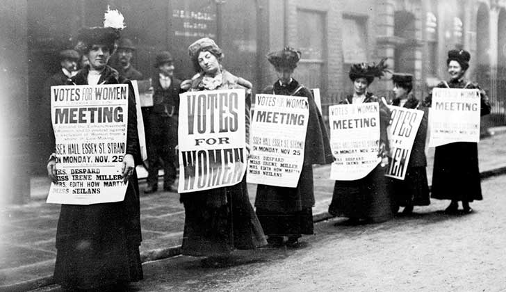 Se cumplen 100 años de que las mujeres británicas conquistaron el derecho a voto.