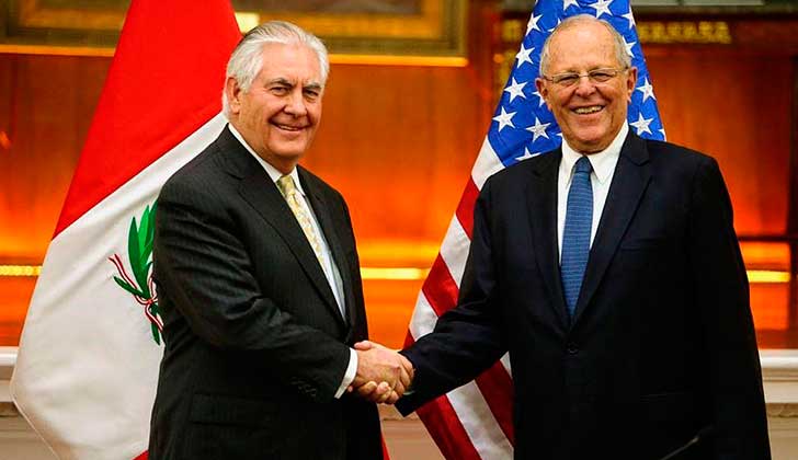 EE.UU. agradece al Perú por liderazgo respecto al caso de Venezuela. Foto: Presidencia Perú