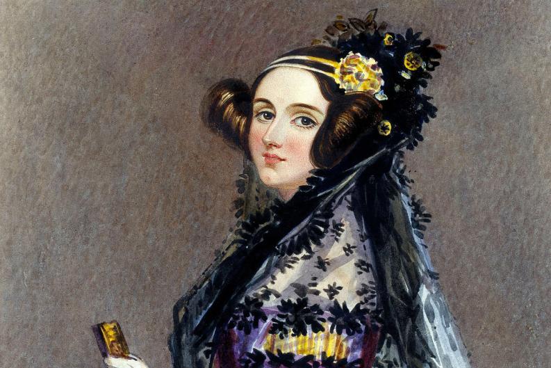 Pintura de Ada Lovelace por Alfred Edward Chalon. Foto: Wikimedia Commons 